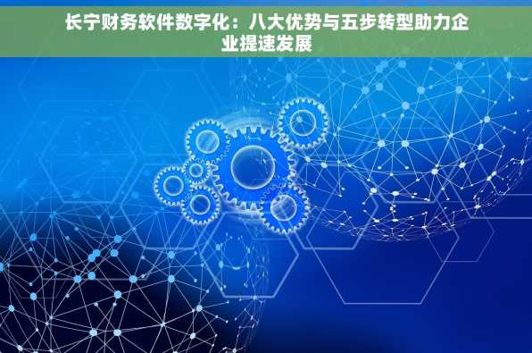 长宁财务软件数字化：八大优势与五步转型助力企业提速发展