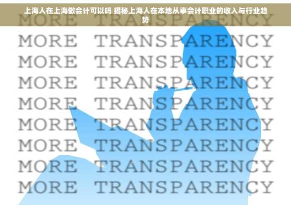 上海人在上海做会计可以吗 揭秘上海人在本地从事会计职业的收入与行业趋势