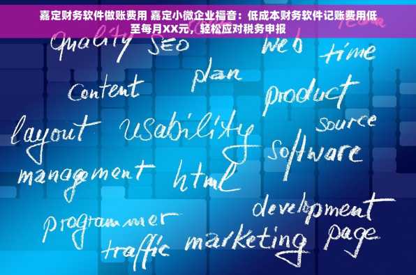 嘉定财务软件做账费用 嘉定小微企业福音：低成本财务软件记账费用低至每月XX元，轻松应对税务申报