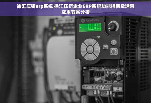 徐汇压铸erp系统 徐汇压铸企业ERP系统功能指南及运营成本节省分析