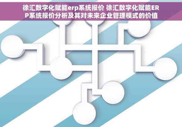 徐汇数字化赋能erp系统报价 徐汇数字化赋能ERP系统报价分析及其对未来企业管理模式的价值