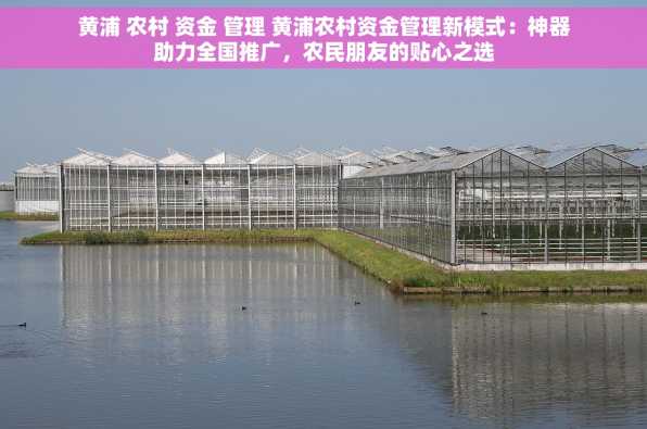 黄浦 农村 资金 管理 黄浦农村资金管理新模式：神器助力全国推广，农民朋友的贴心之选
