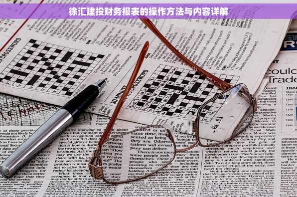徐汇建投财务报表的操作方法与内容详解