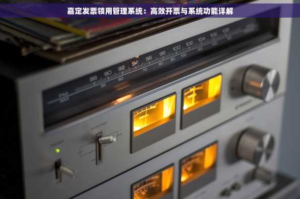 嘉定发票领用管理系统：高效开票与系统功能详解