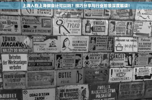 上海人在上海做会计可以吗？技巧分享与行业前景深度解读！