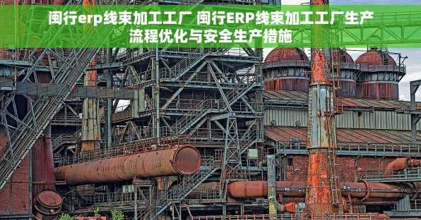 闽行erp线束加工工厂 闽行ERP线束加工工厂生产流程优化与安全生产措施
