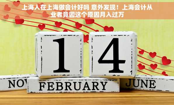 上海人在上海做会计好吗 意外发现！上海会计从业者竟因这个原因月入过万