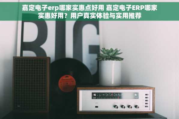 嘉定电子erp哪家实惠点好用 嘉定电子ERP哪家实惠好用？用户真实体验与实用推荐