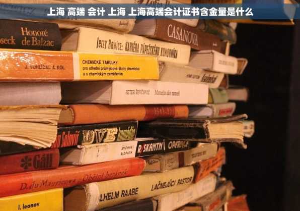 上海 高端 会计 上海 上海高端会计证书含金量是什么