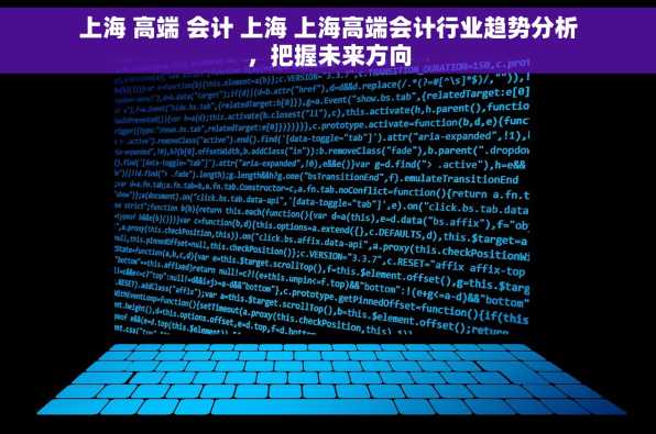 上海 高端 会计 上海 上海高端会计行业趋势分析，把握未来方向