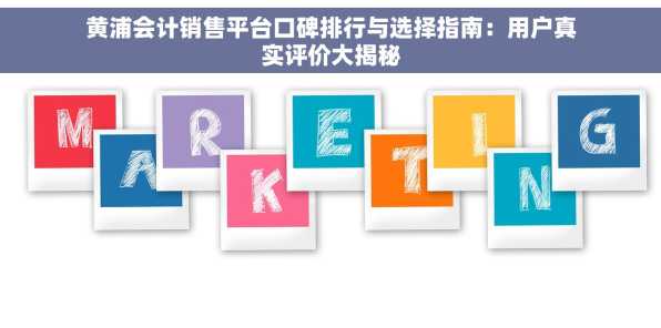 黄浦会计销售平台口碑排行与选择指南：用户真实评价大揭秘