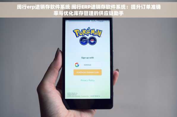 闽行erp进销存软件系统 闽行ERP进销存软件系统：提升订单准确率与优化库存管理的供应链助手