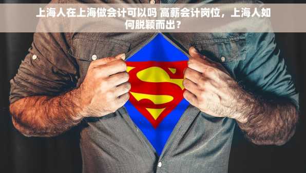 上海人在上海做会计可以吗 高薪会计岗位，上海人如何脱颖而出？