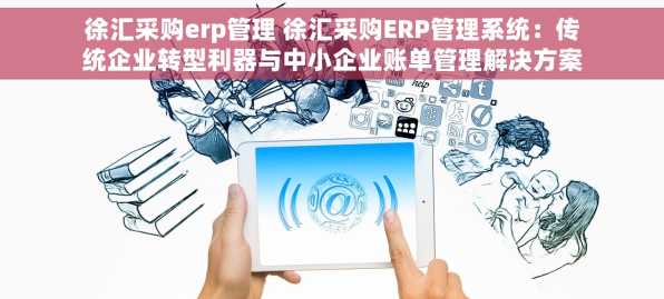徐汇采购erp管理 徐汇采购ERP管理系统：传统企业转型利器与中小企业账单管理解决方案