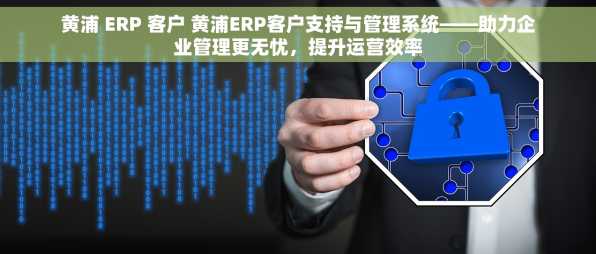 黄浦 ERP 客户 黄浦ERP客户支持与管理系统——助力企业管理更无忧，提升运营效率