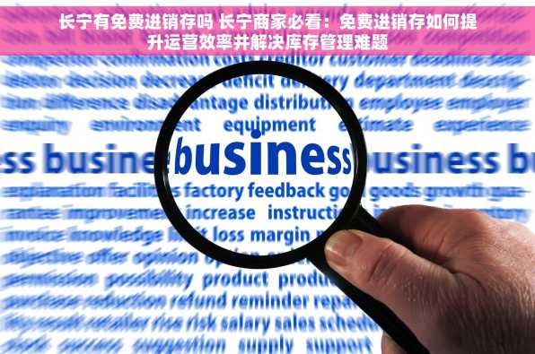 长宁有免费进销存吗 长宁商家必看：免费进销存如何提升运营效率并解决库存管理难题