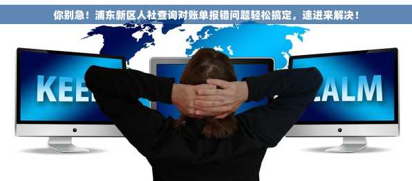 你别急！浦东新区人社查询对账单报错问题轻松搞定，速进来解决！