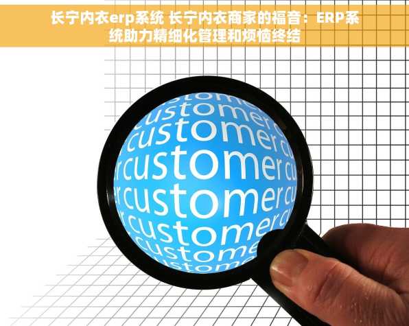 长宁内衣erp系统 长宁内衣商家的福音：ERP系统助力精细化管理和烦恼终结