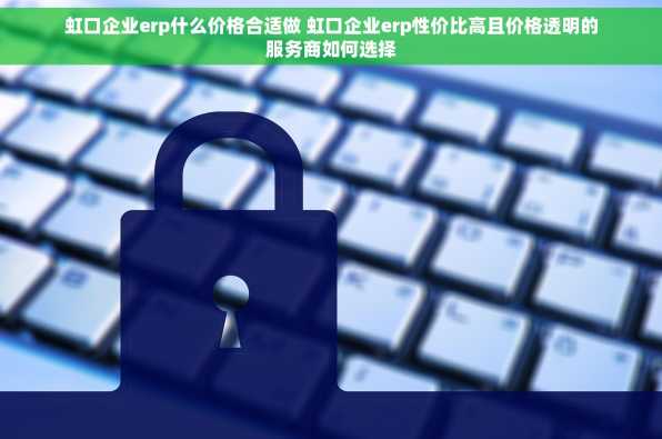 虹口企业erp什么价格合适做 虹口企业erp性价比高且价格透明的服务商如何选择