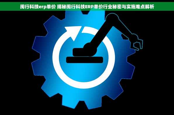 闽行科技erp单价 揭秘闽行科技ERP单价行业秘密与实施难点解析
