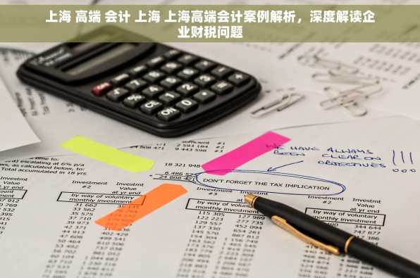 上海 高端 会计 上海 上海高端会计案例解析，深度解读企业财税问题