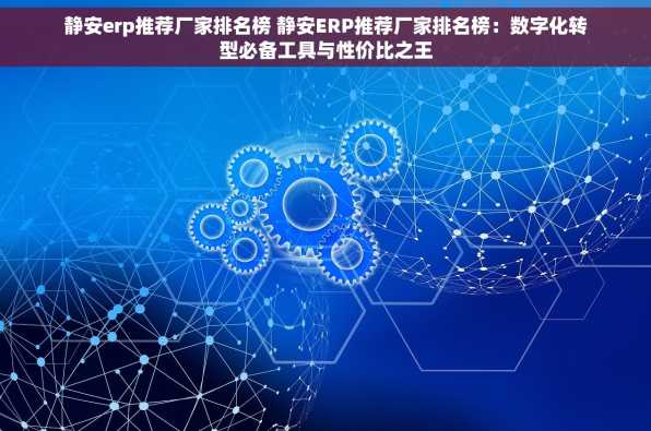 静安erp推荐厂家排名榜 静安ERP推荐厂家排名榜：数字化转型必备工具与性价比之王