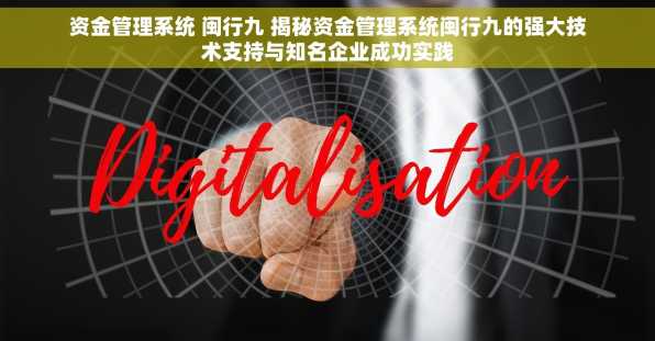 资金管理系统 闽行九 揭秘资金管理系统闽行九的强大技术支持与知名企业成功实践