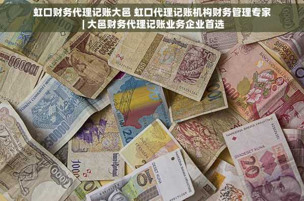 虹口财务代理记账大邑 虹口代理记账机构财务管理专家 | 大邑财务代理记账业务企业首选