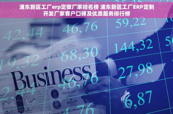 浦东新区工厂erp定做厂家排名榜 浦东新区工厂ERP定制开发厂家客户口碑及优质服务排行榜