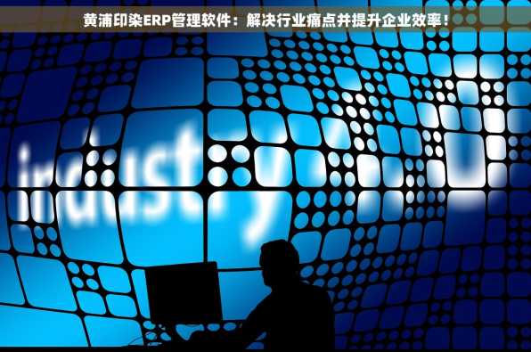 黄浦印染ERP管理软件：解决行业痛点并提升企业效率！
