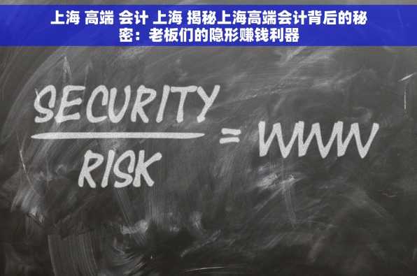 上海 高端 会计 上海 揭秘上海高端会计背后的秘密：老板们的隐形赚钱利器