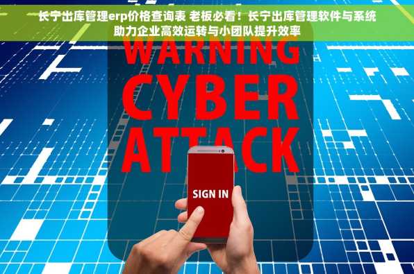 长宁出库管理erp价格查询表 老板必看！长宁出库管理软件与系统助力企业高效运转与小团队提升效率