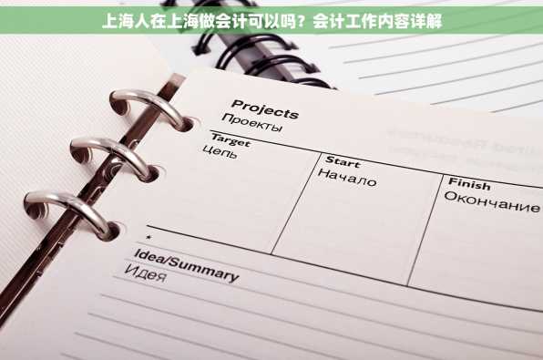 上海人在上海做会计可以吗？会计工作内容详解