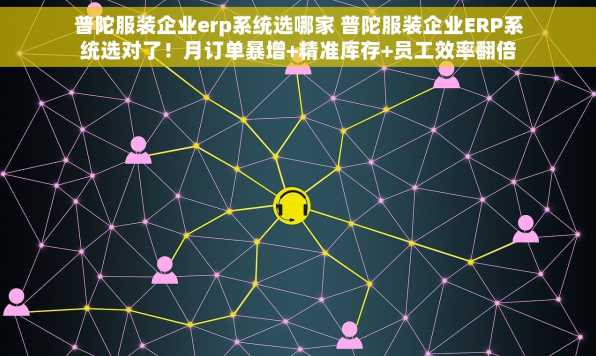 普陀服装企业erp系统选哪家 普陀服装企业ERP系统选对了！月订单暴增+精准库存+员工效率翻倍