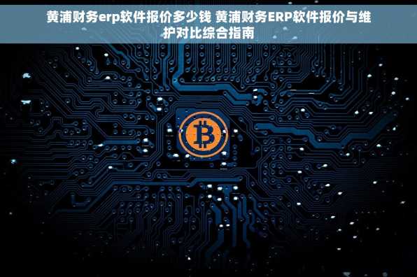 黄浦财务erp软件报价多少钱 黄浦财务ERP软件报价与维护对比综合指南
