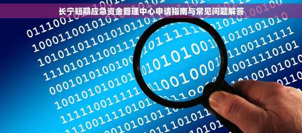 长宁短期应急资金管理中心申请指南与常见问题解答