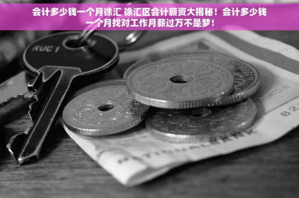 会计多少钱一个月徐汇 徐汇区会计薪资大揭秘！会计多少钱一个月找对工作月薪过万不是梦！