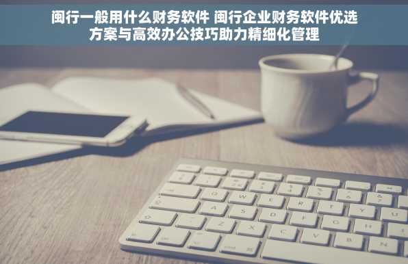闽行一般用什么财务软件 闽行企业财务软件优选方案与高效办公技巧助力精细化管理
