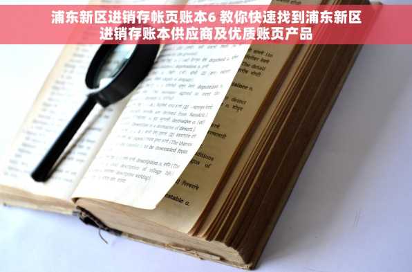 浦东新区进销存帐页账本6 教你快速找到浦东新区进销存账本供应商及优质账页产品
