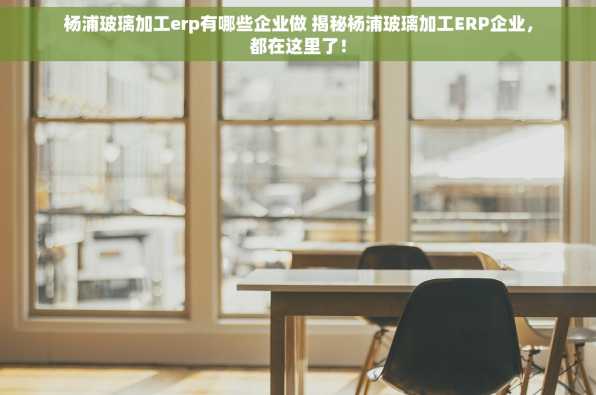 杨浦玻璃加工erp有哪些企业做 揭秘杨浦玻璃加工ERP企业，都在这里了！
