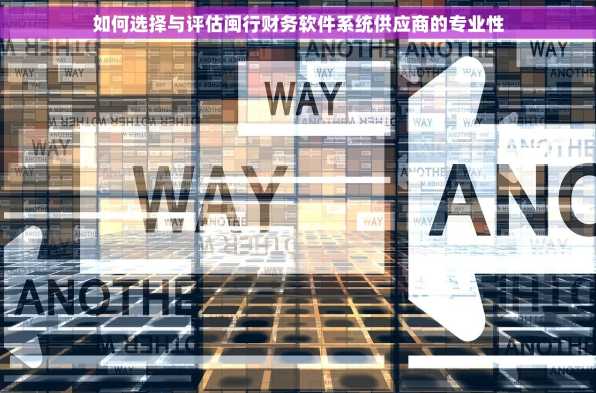 如何选择与评估闽行财务软件系统供应商的专业性