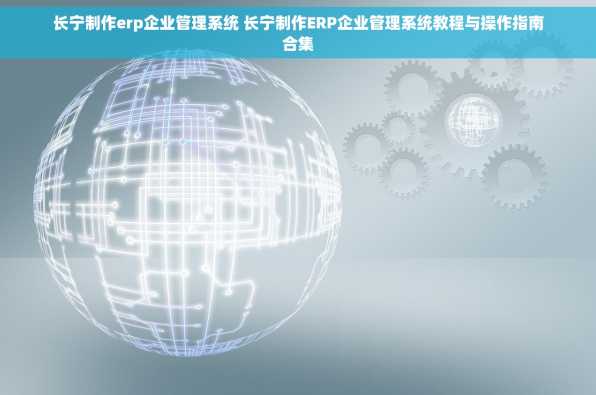 长宁制作erp企业管理系统 长宁制作ERP企业管理系统教程与操作指南合集