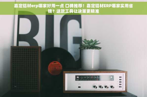 嘉定铝材erp哪家好用一点 口碑推荐！嘉定铝材ERP哪家实用省钱？这款工具让决策更精准