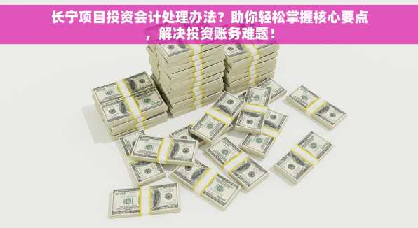 长宁项目投资会计处理办法？助你轻松掌握核心要点，解决投资账务难题！