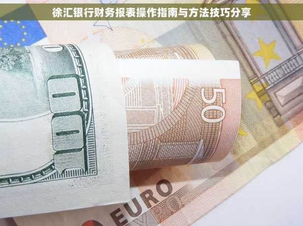 徐汇银行财务报表操作指南与方法技巧分享