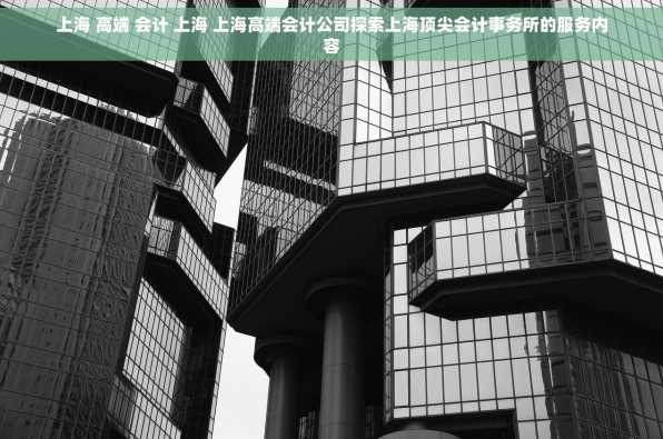 上海 高端 会计 上海 上海高端会计公司探索上海顶尖会计事务所的服务内容