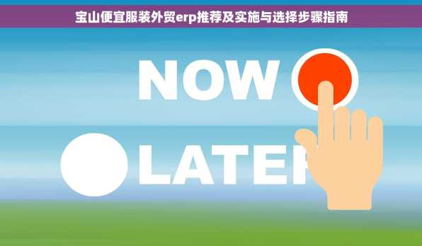 宝山便宜服装外贸erp推荐及实施与选择步骤指南