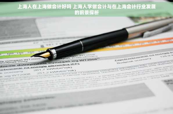 上海人在上海做会计好吗 上海人学做会计与在上海会计行业发展的前景探析