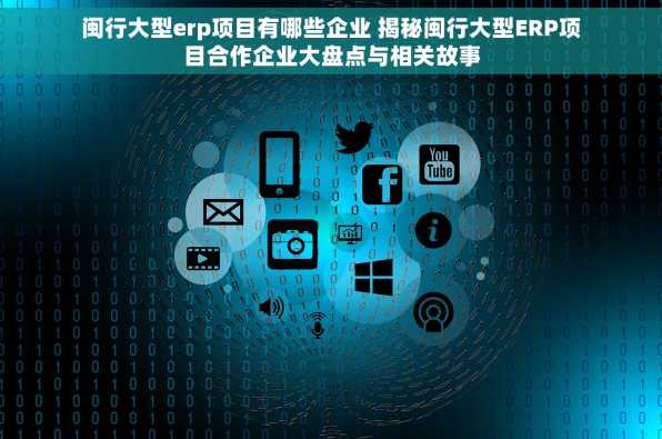闽行大型erp项目有哪些企业 揭秘闽行大型ERP项目合作企业大盘点与相关故事