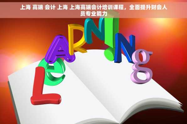上海 高端 会计 上海 上海高端会计培训课程，全面提升财会人员专业能力